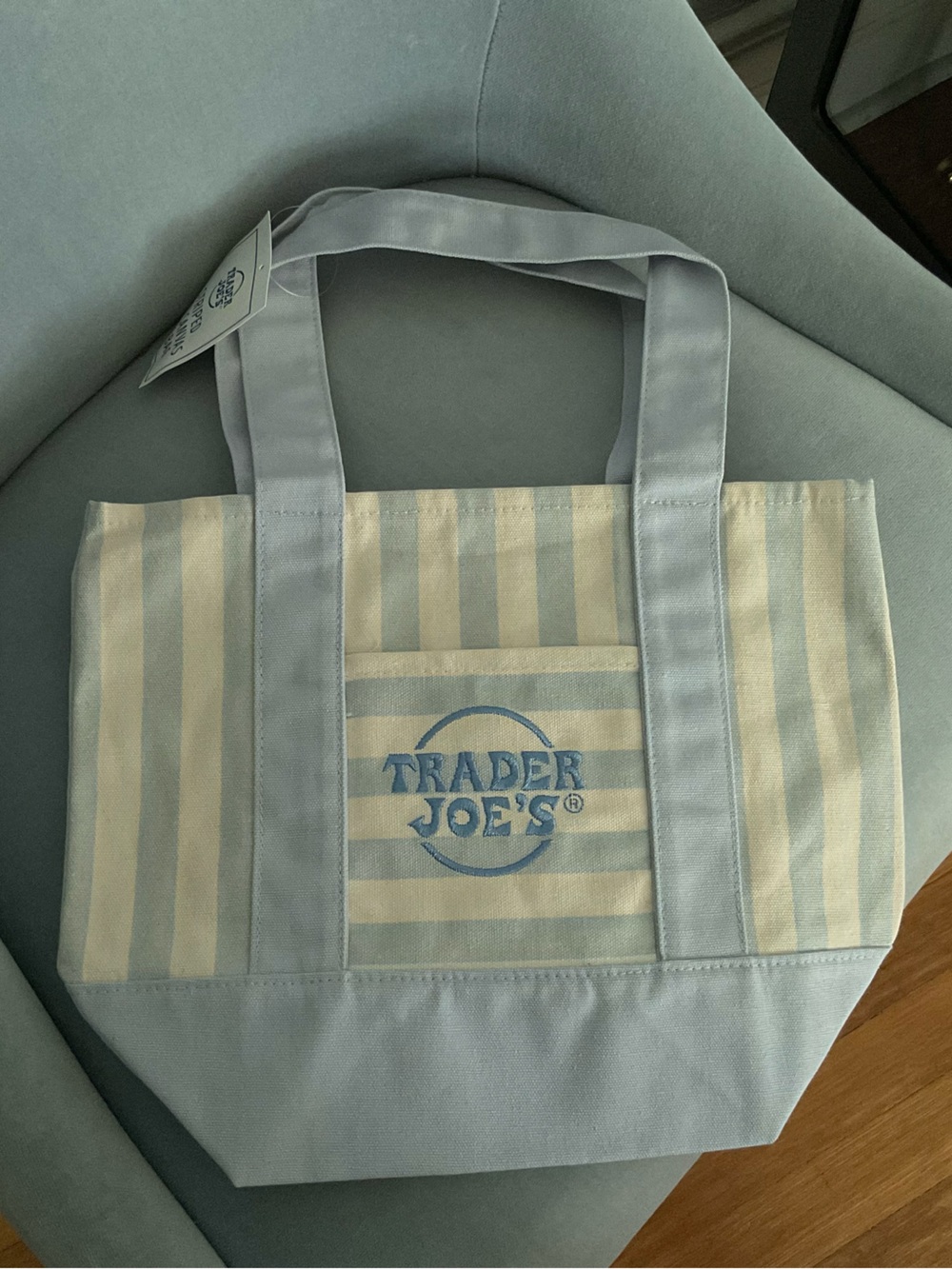 Trader Joe’s mini striped tote
